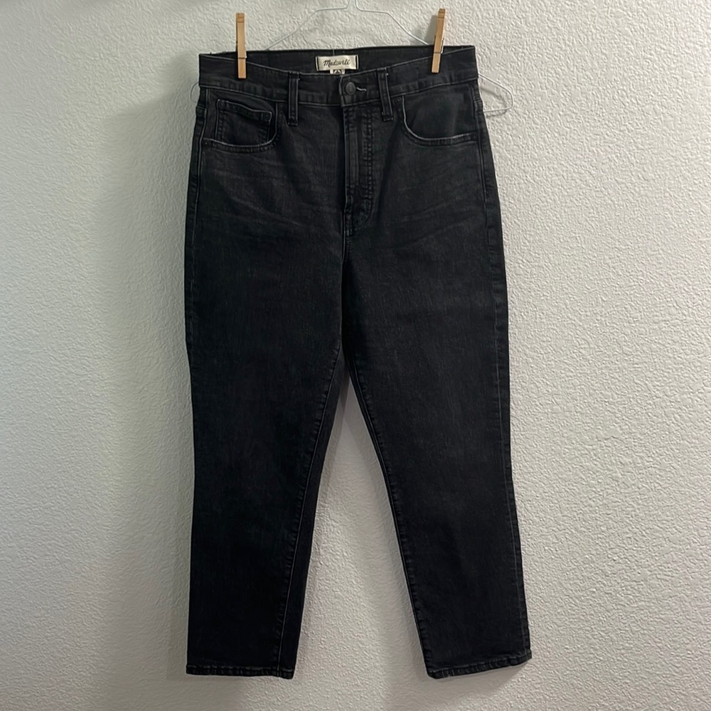 Madewell The Perfect Vintage Crop 28 Charcoal